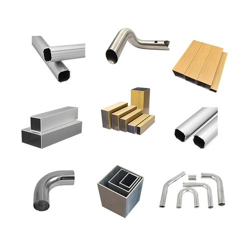 Aluminium alloy extruded round tube profiles metal cnc square oval bending Aluminium pipes