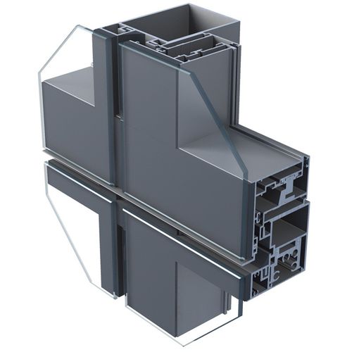 Decorative Wall Cladding Perforated Panel Aluminum Profile Architectural Insulated Curtain Walls for Commercial Building