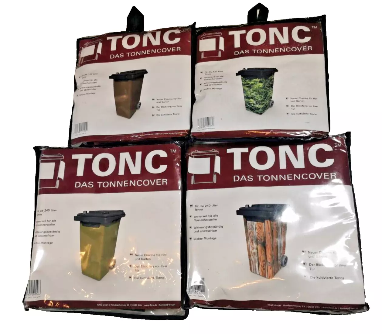 Tonc Mülltonnencover Mülltonnenverkleidung