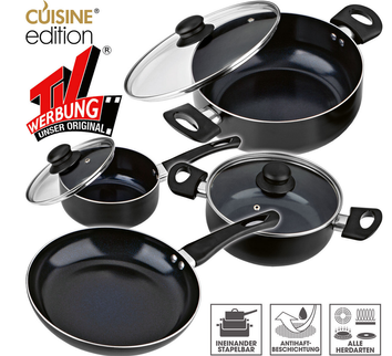 Cuisine Edition Aluminium Topf- und Pfannenset