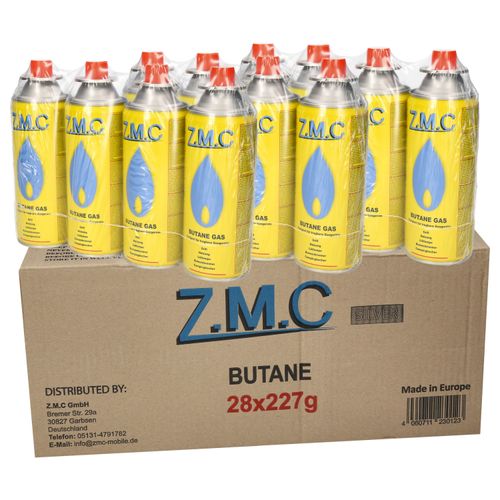 28x Butan Gas Butangas Cartridge 227g Gas Cartridges For Bunsenbrenner Campingkocher Gas cooker