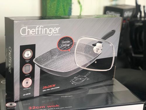 Cheffinger 28x28cm Grillpfanne CF-GP28