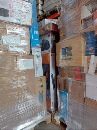 Small electric appliances in original packaging - electronics, household articles, tools and more