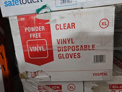 Durchsichtige Vinyl Handschuhe Puderfrei