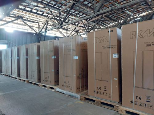 PKM Side by Side Refrigerator SBS439NFDWD IX-M