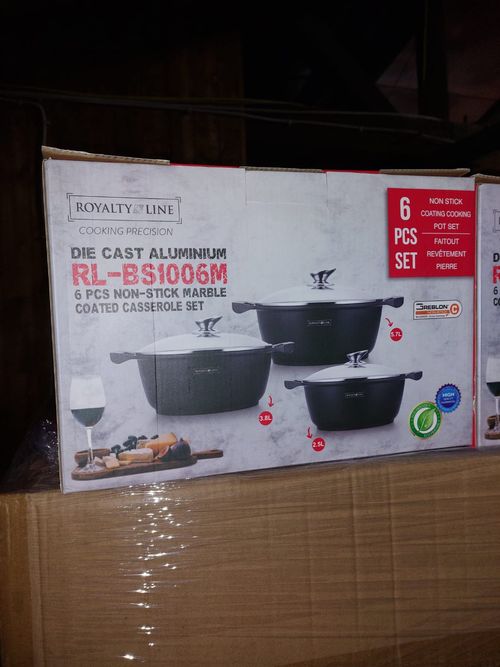 Royalty Line cooking pot set 6pcs RL-BS1006