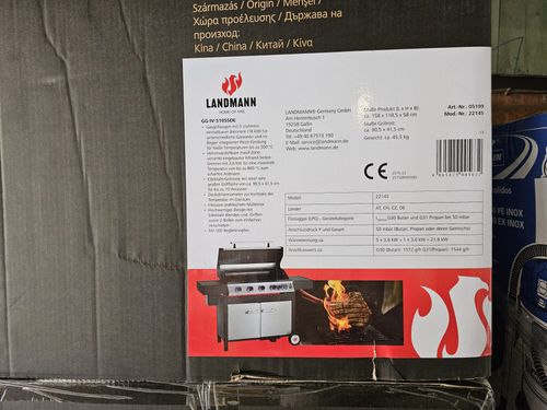Landmann Grillchef Gas barbecue trolley
